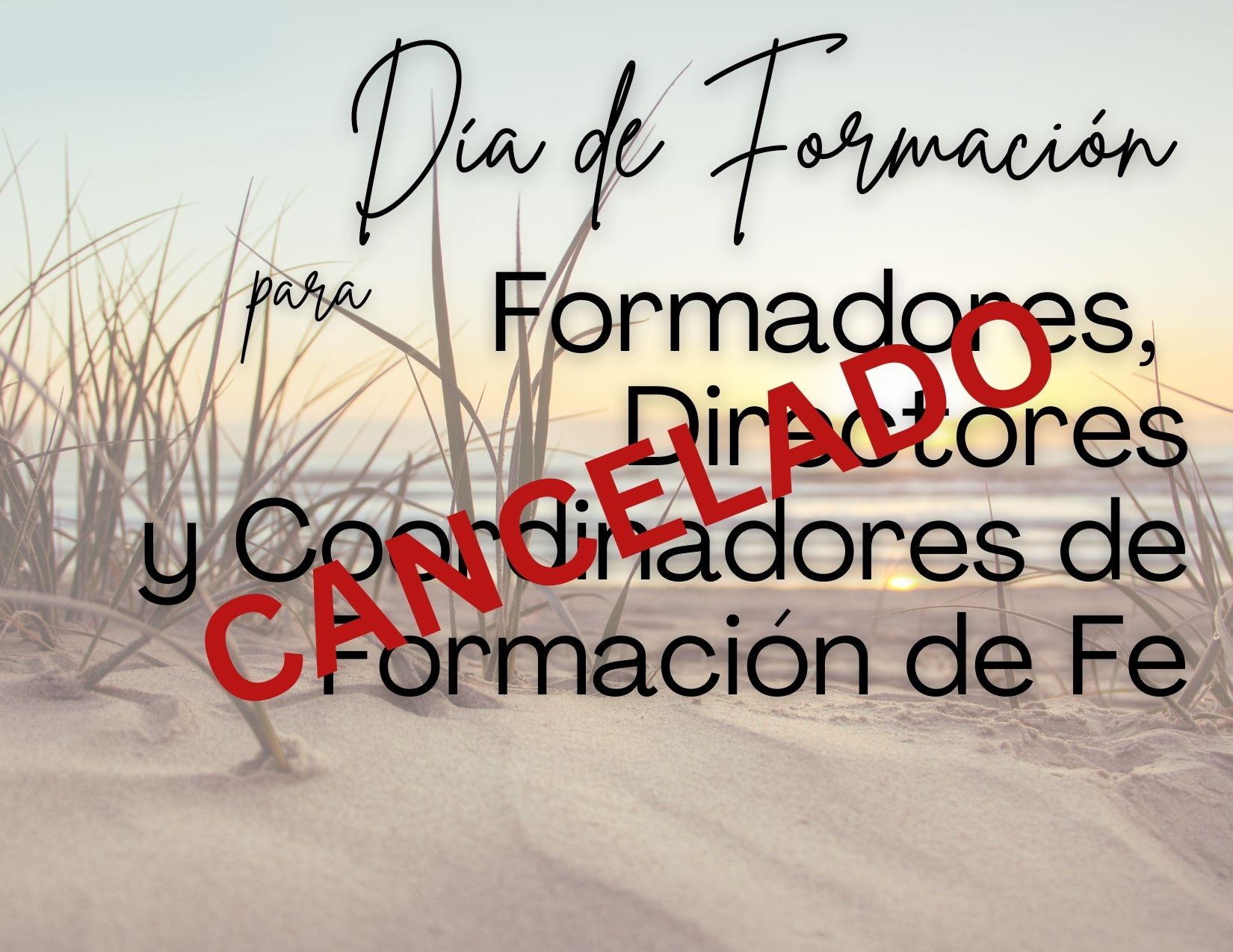 Cancelado-Día de Formación para Formadores