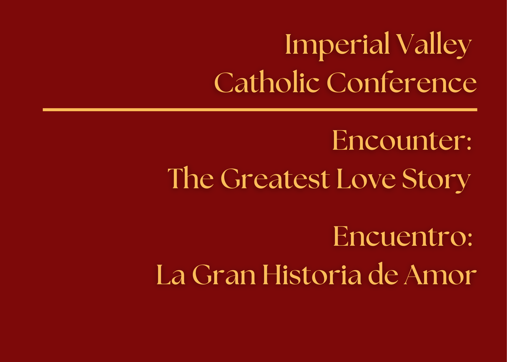 Imperial Valley Catholic Conference 2024